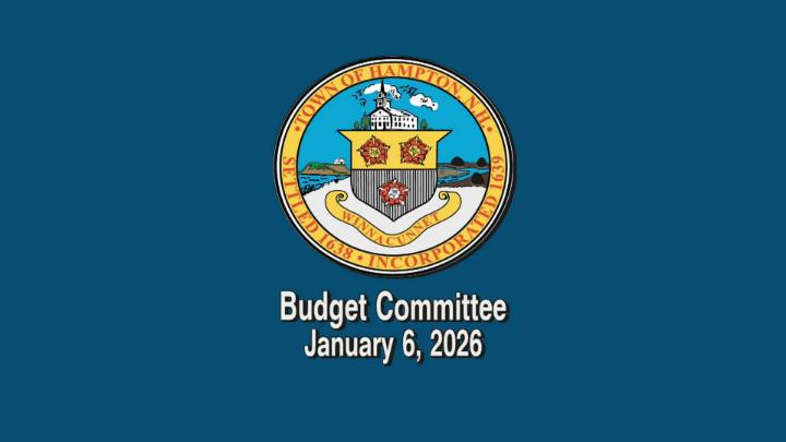 Thumbnail image for Budget Committee, January 6, 2026
