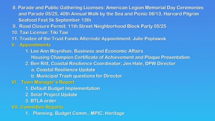 Thumbnail image for Board of Selectmen April 13, 2026