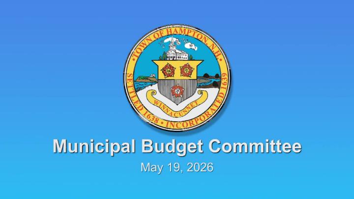 Thumbnail image for Budget Committee, May 19, 2026