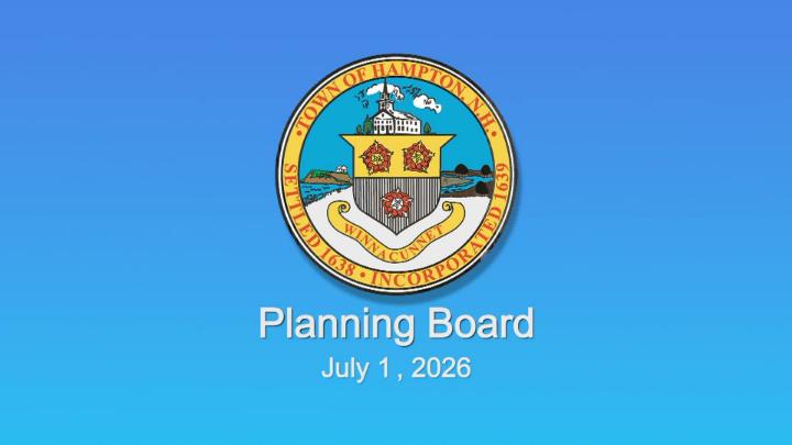 Thumbnail image for Planning Board July 1, 2026