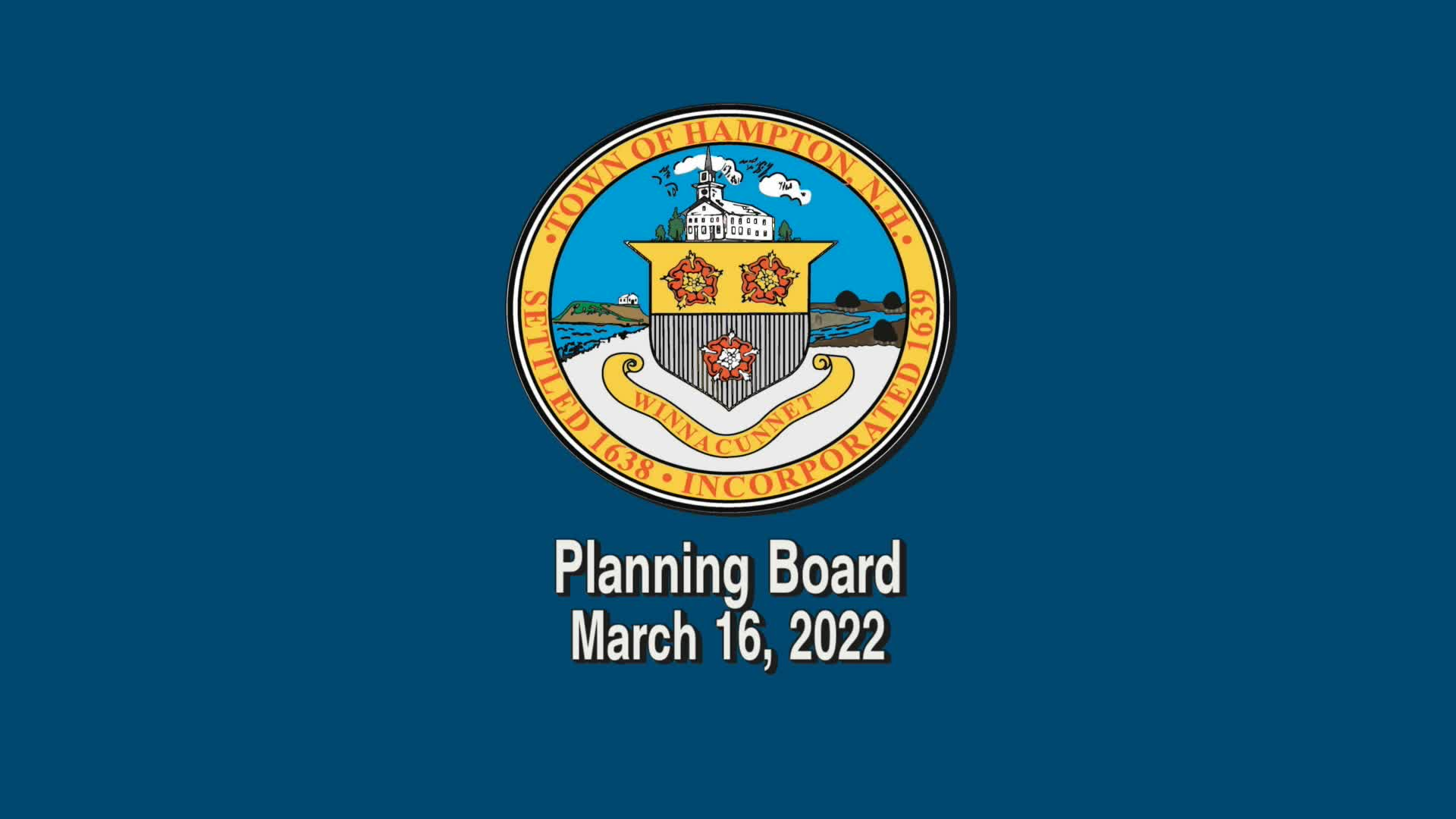 Thumbnail image for Planning Board, March 16, 2022