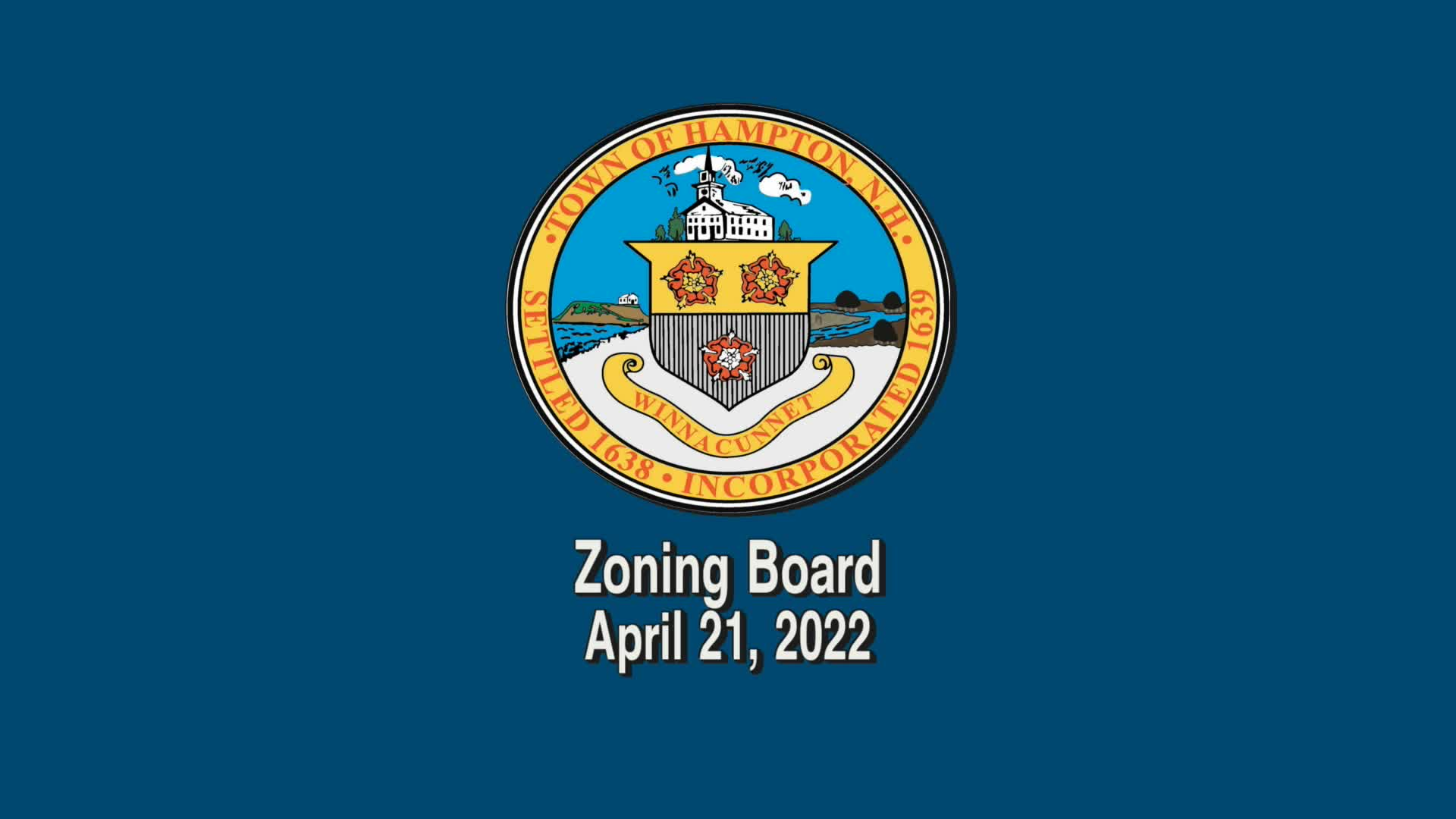 Thumbnail image for Zoning Board, April 21, 2022