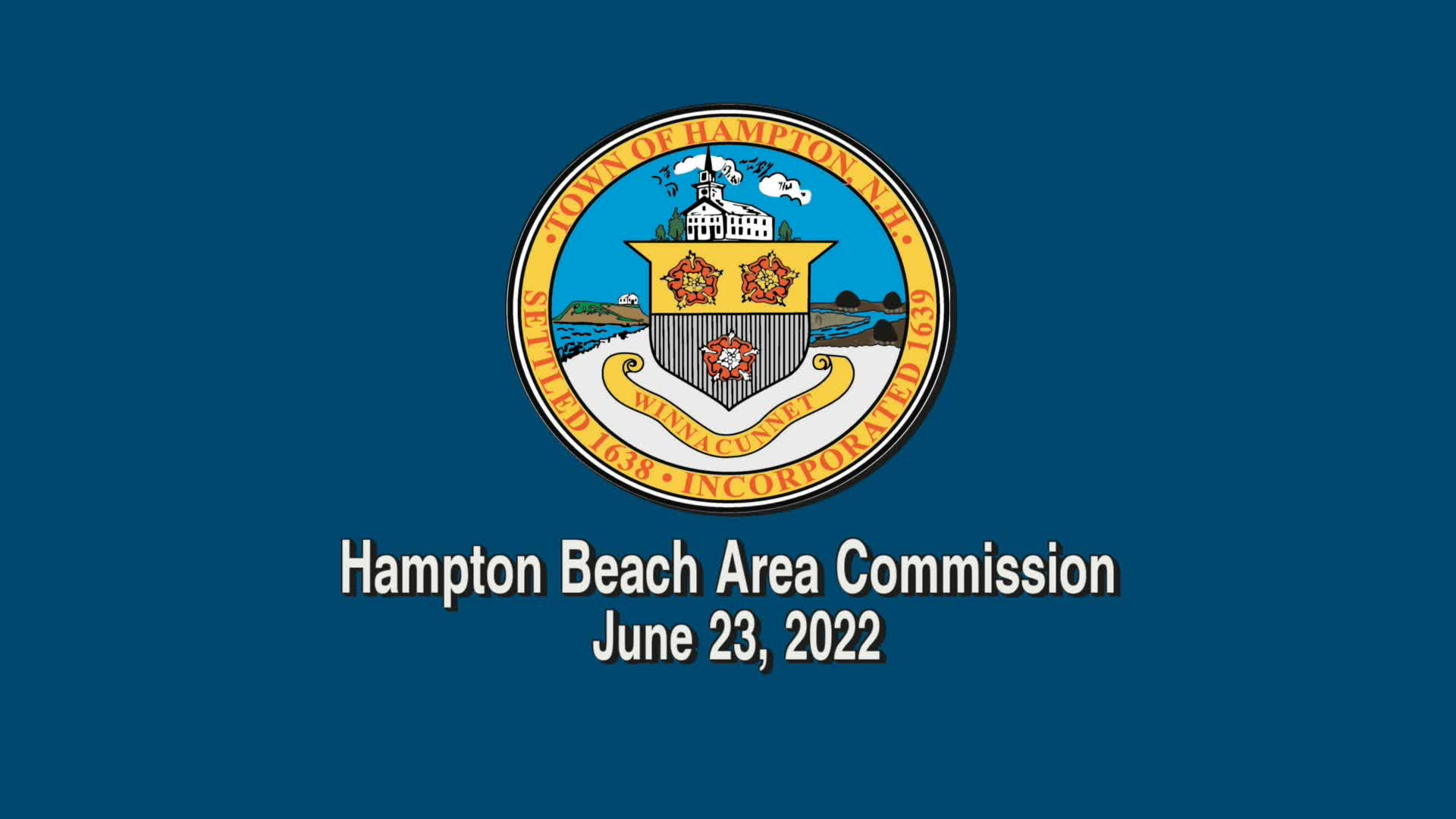 Thumbnail image for Hampton Beach Area Commission, June 23, 2022