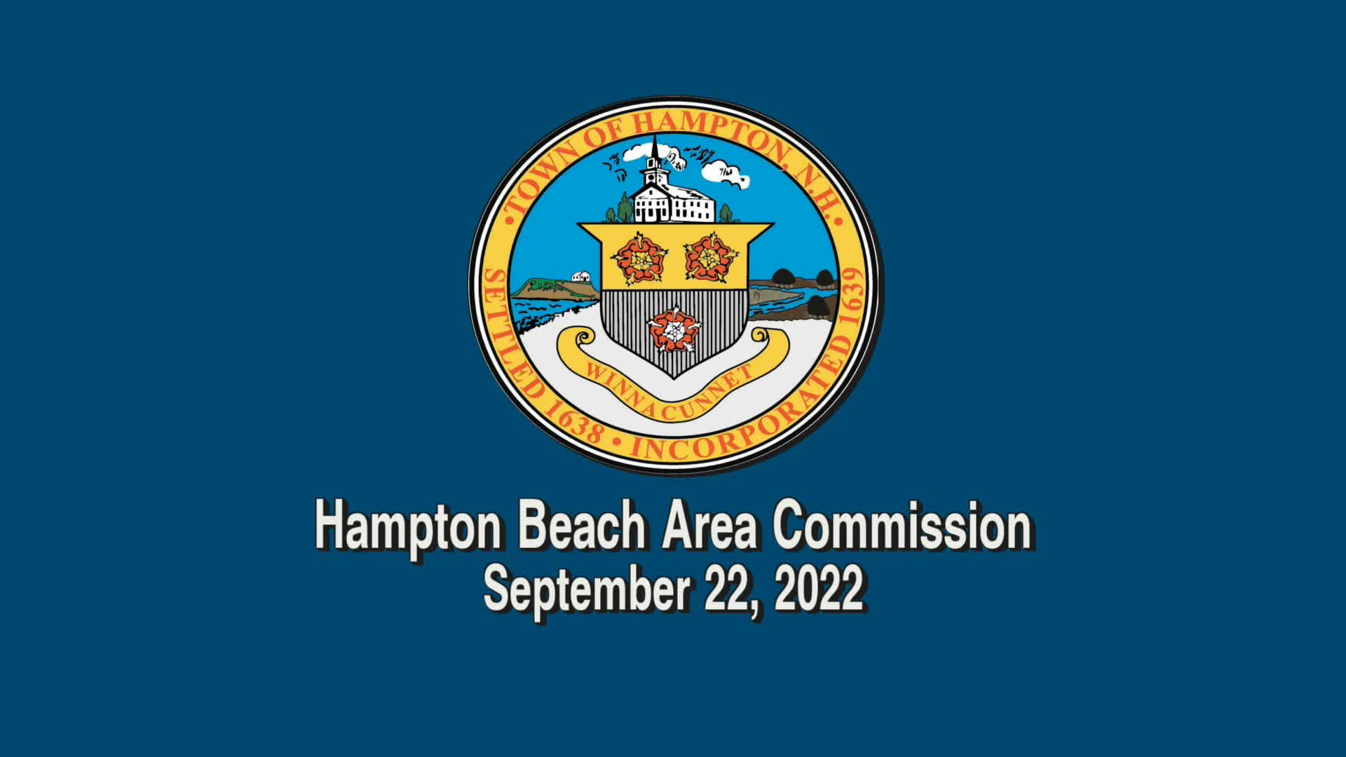 Thumbnail image for Hampton Beach Area Commission, September 22, 2022