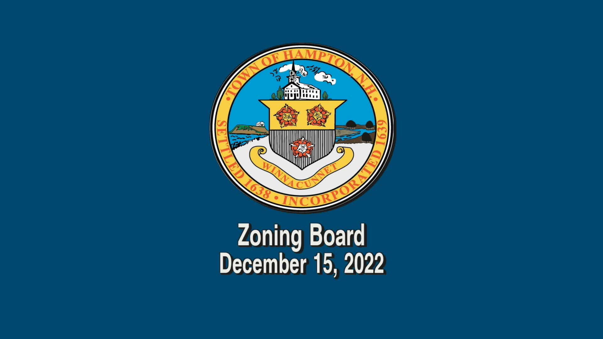 Thumbnail image for Zoning Board, December 15, 2022