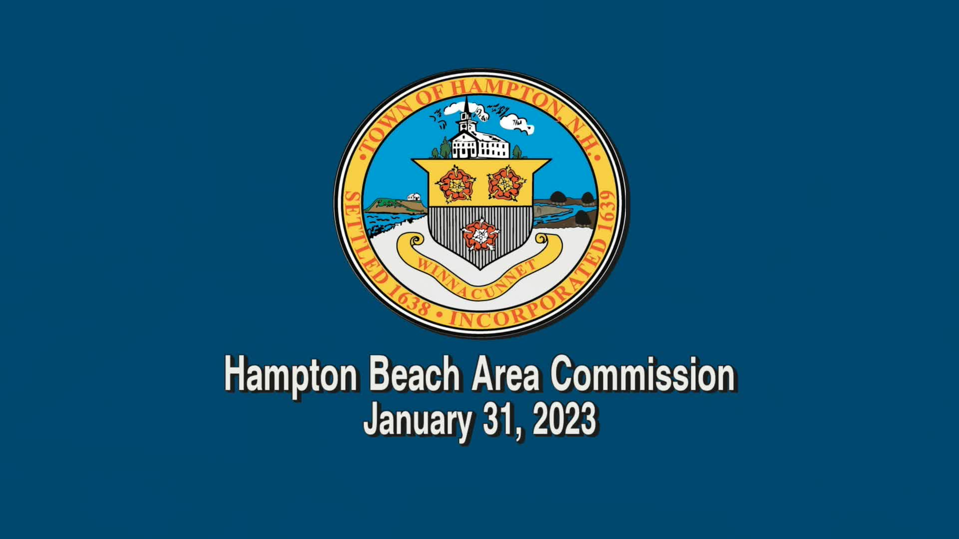 Thumbnail image for Hampton Beach Area Commission, January 31, 2023