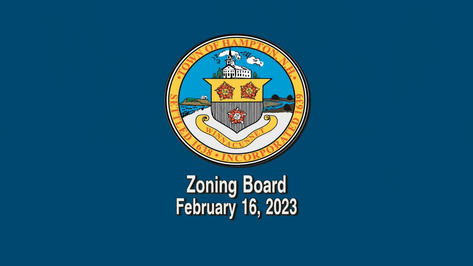 Thumbnail image for Zoning Board, February 16, 2023