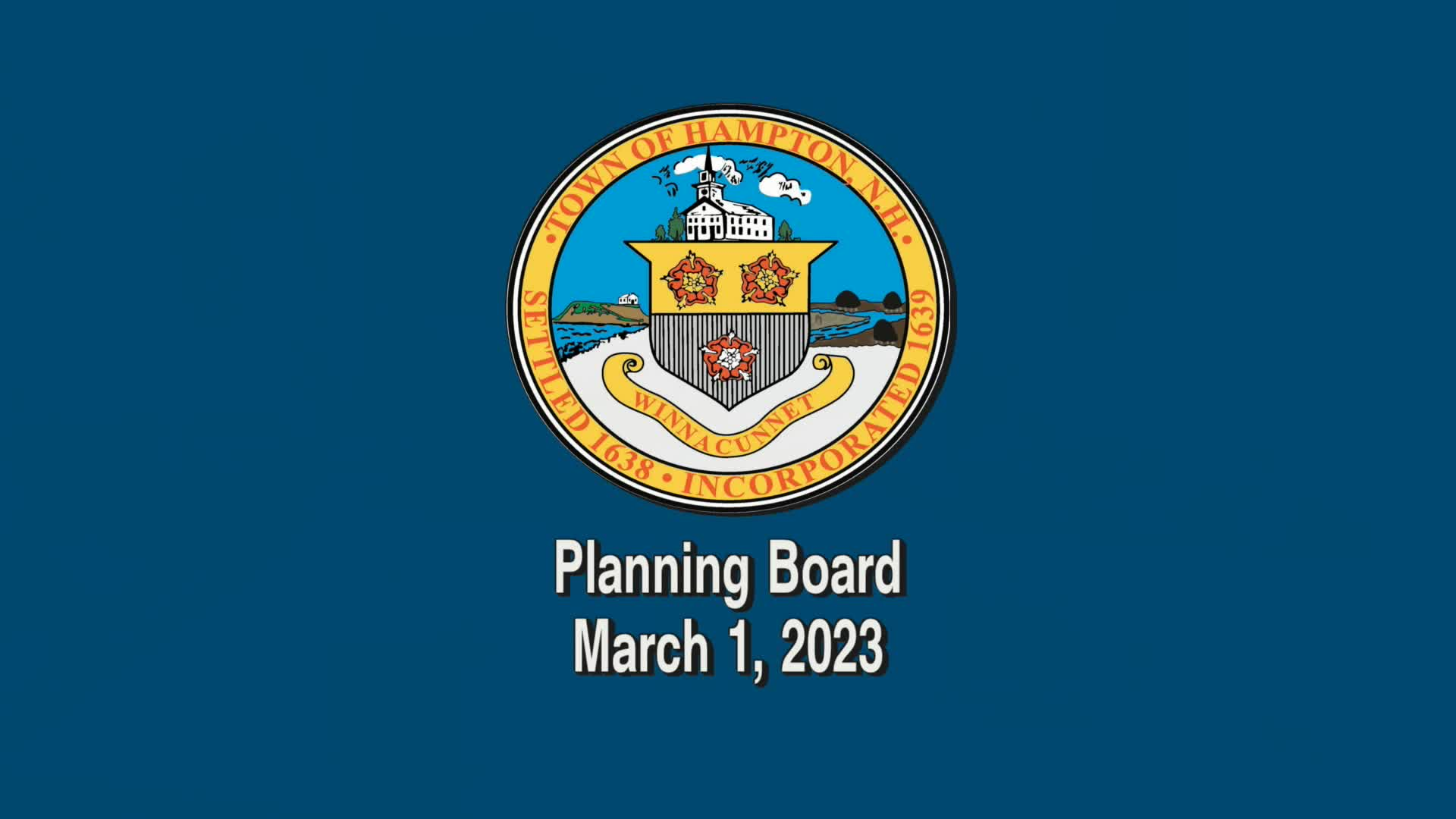 Thumbnail image for Planning Board, March 1, 2023