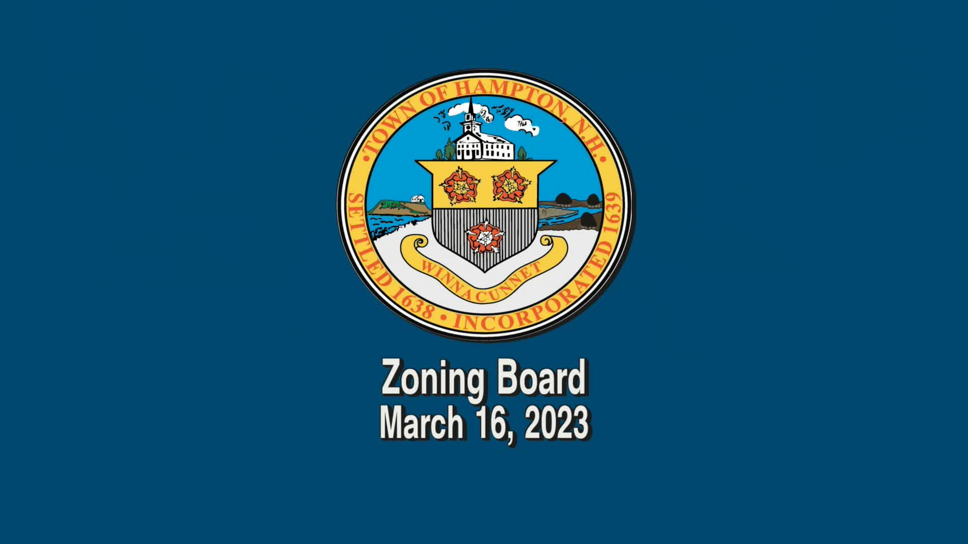 Thumbnail image for Zoning Board, March 16, 2023