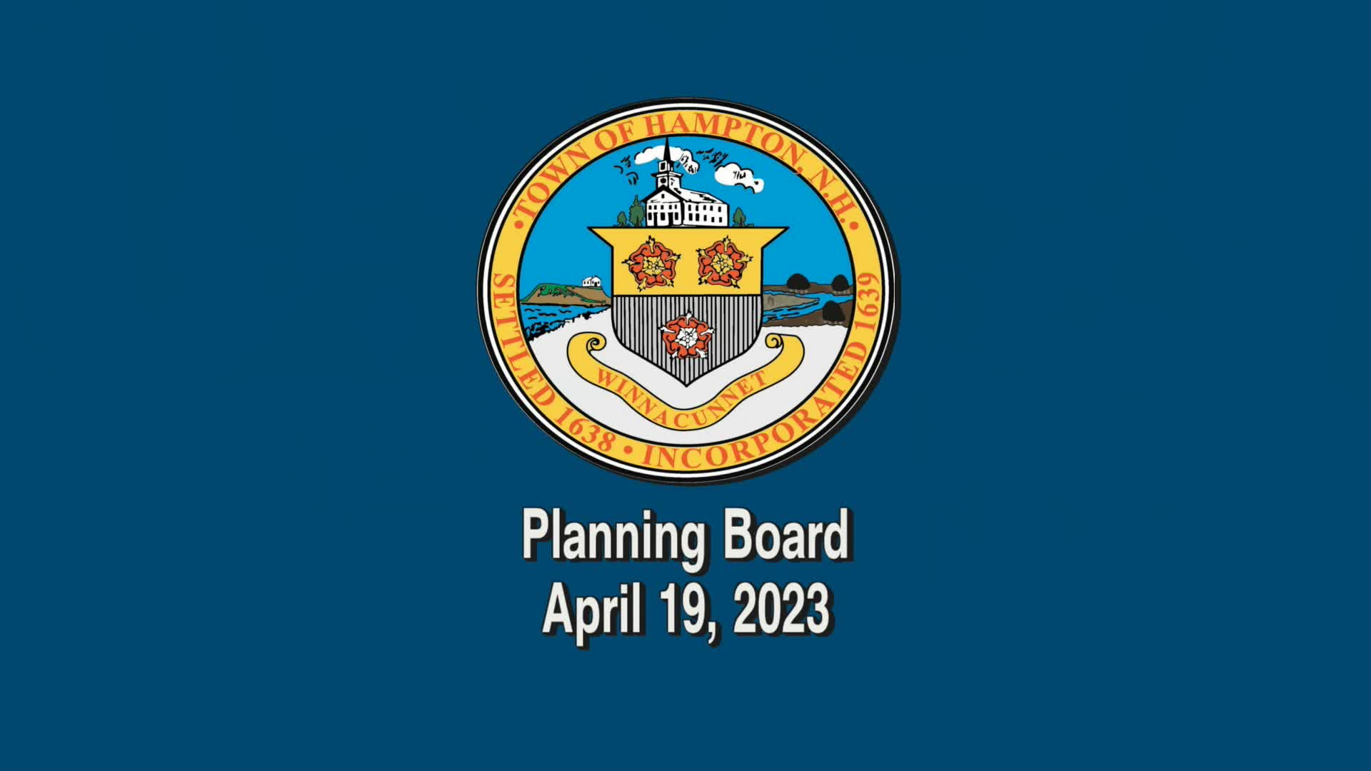 Thumbnail image for Planning Board, April 19, 2023