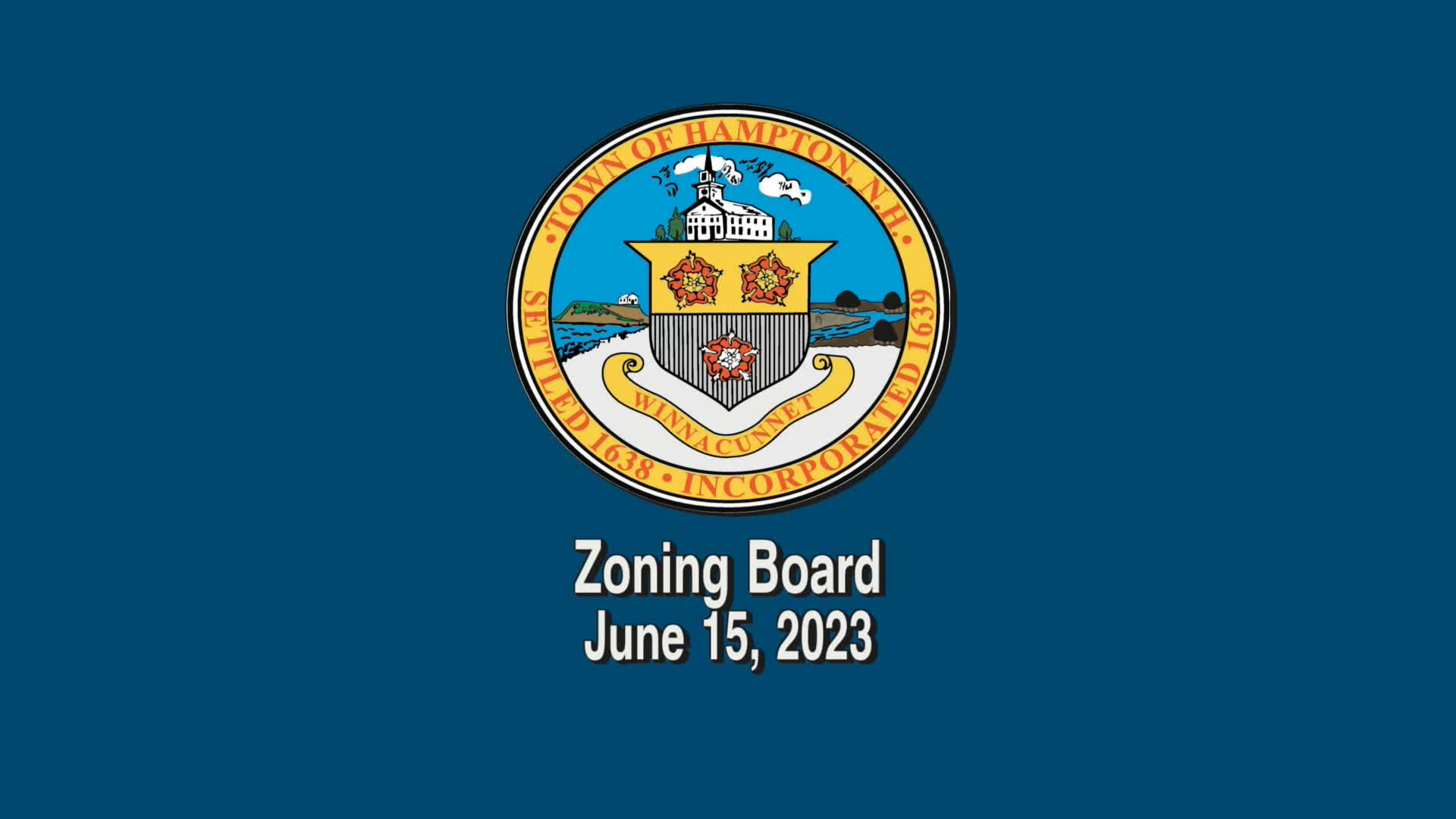 Thumbnail image for Zoning Board, June 15, 2023