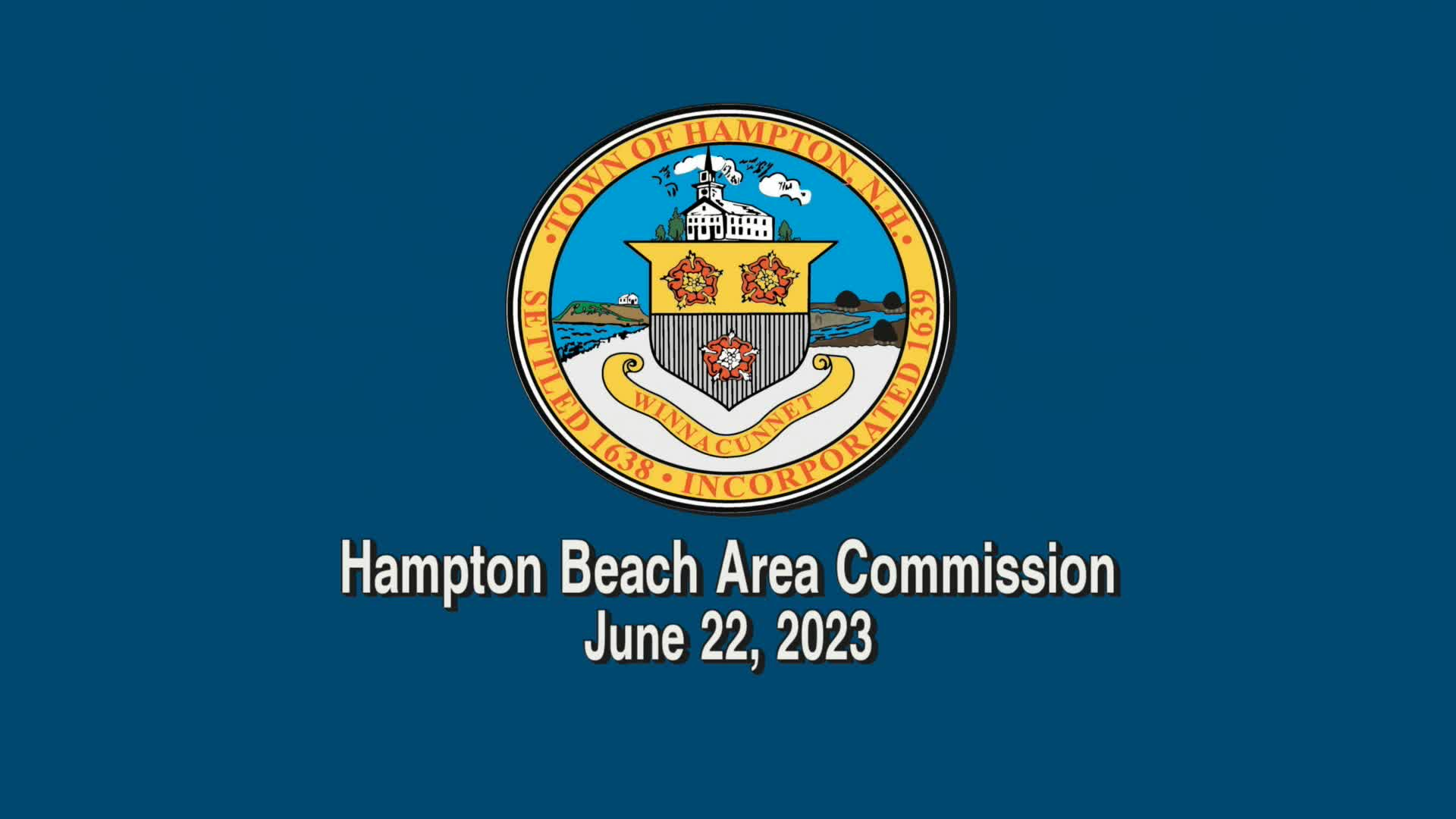 Thumbnail image for Hampton Beach Area Commission, June 21, 2023