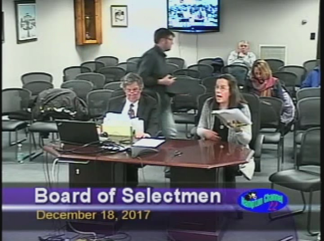 Thumbnail image for Board of Selectmen, December 18, 2017