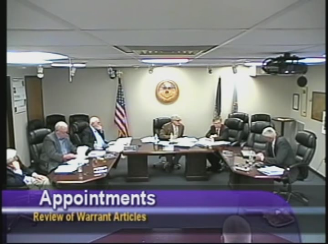 Thumbnail image for Board of Selectmen, February 29, 2016