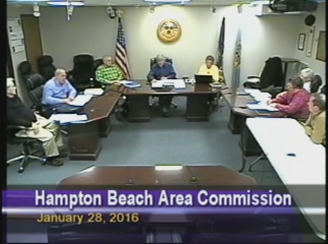 Thumbnail image for Hampton Beach Area Commission, January 28, 2016