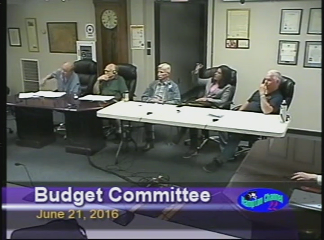 Thumbnail image for Budget Committee, June 21, 2016