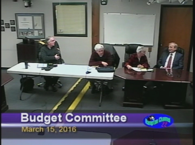 Thumbnail image for Budget Committee, March 15, 2016