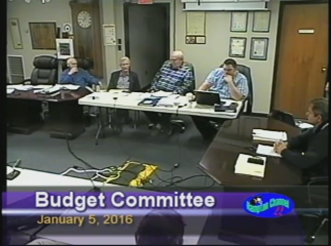 Thumbnail image for Budget Committee, January 5, 2016