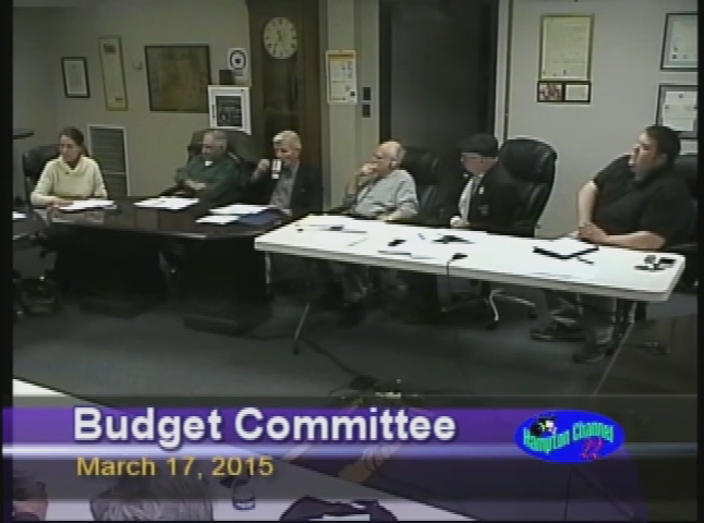 Thumbnail image for Budget Committee, March 17, 2015