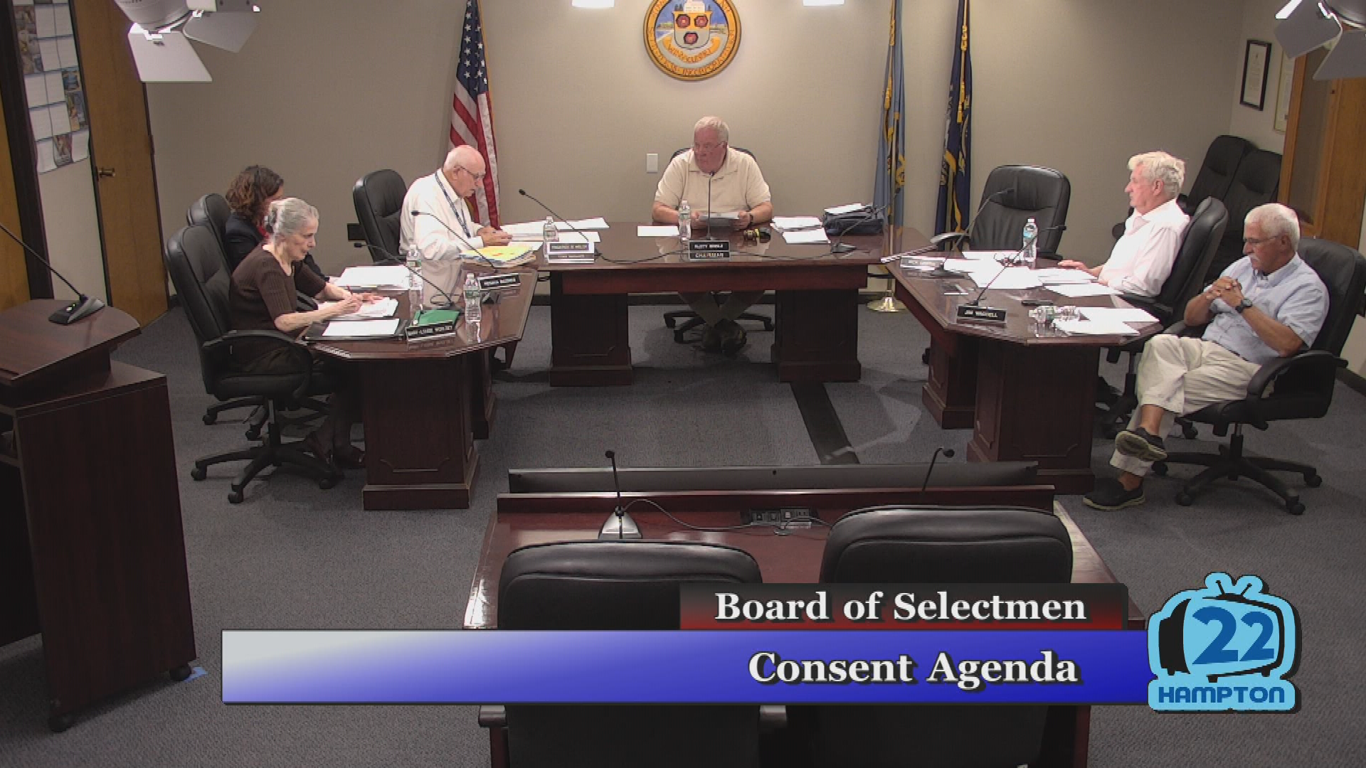 Thumbnail image for Board of Selectmen, August 27, 2018