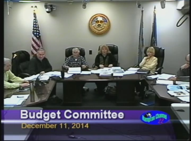 Thumbnail image for Budget Committee, December 11, 2014