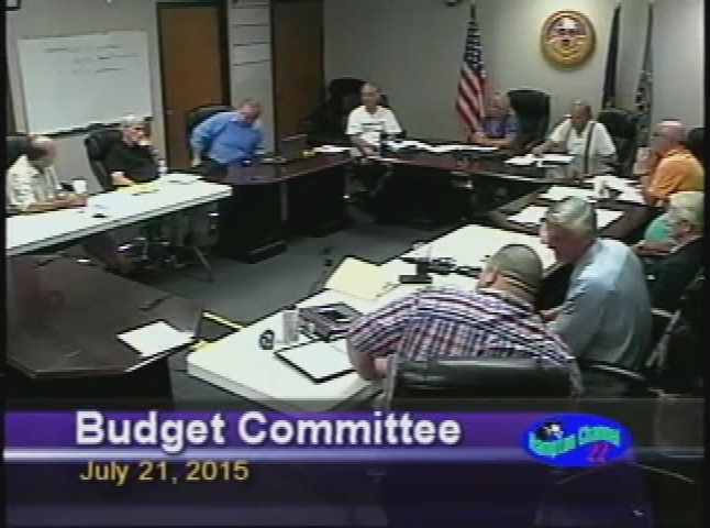 Thumbnail image for Budget Committee, July 21, 2015