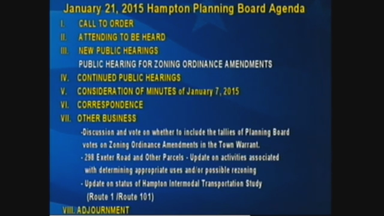 Thumbnail image for Planning Board, January 21, 2015