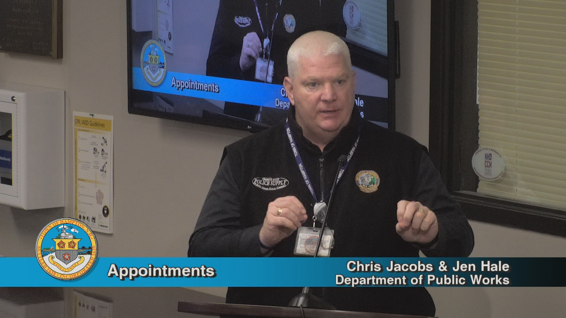 Thumbnail image for Board of Selectmen, January 6, 2020