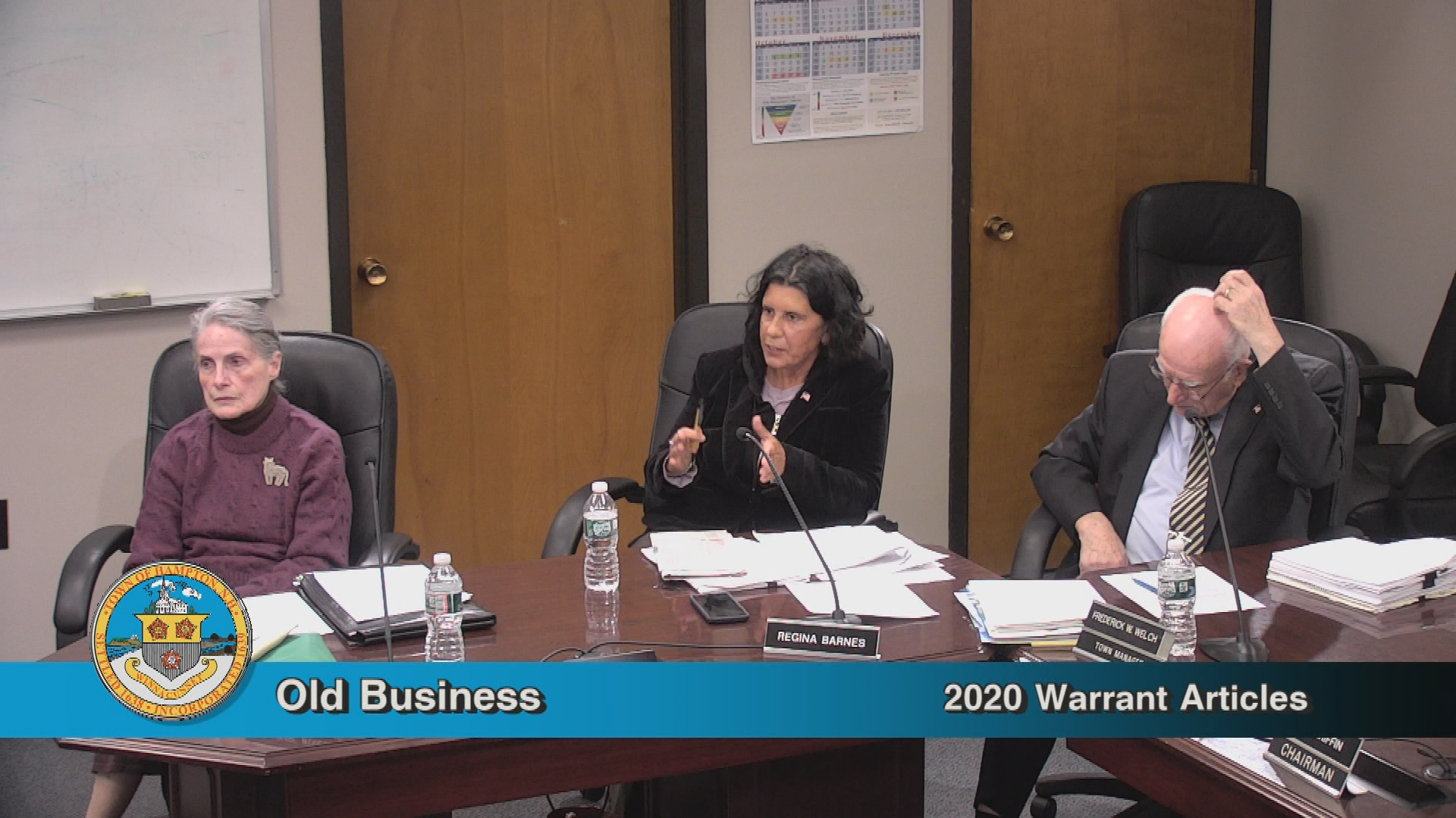 Thumbnail image for Board of Selectmen, January 13, 2020