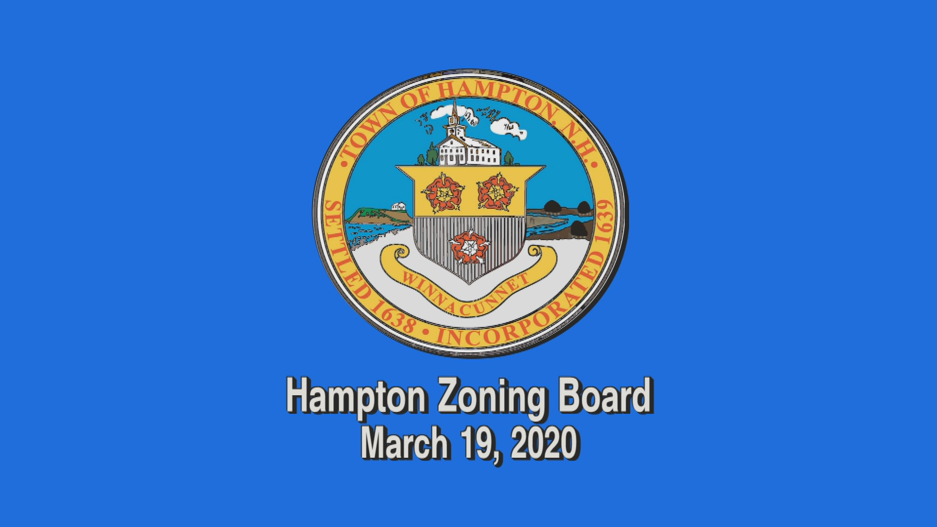 Thumbnail image for Zoning Board, March 19, 2020