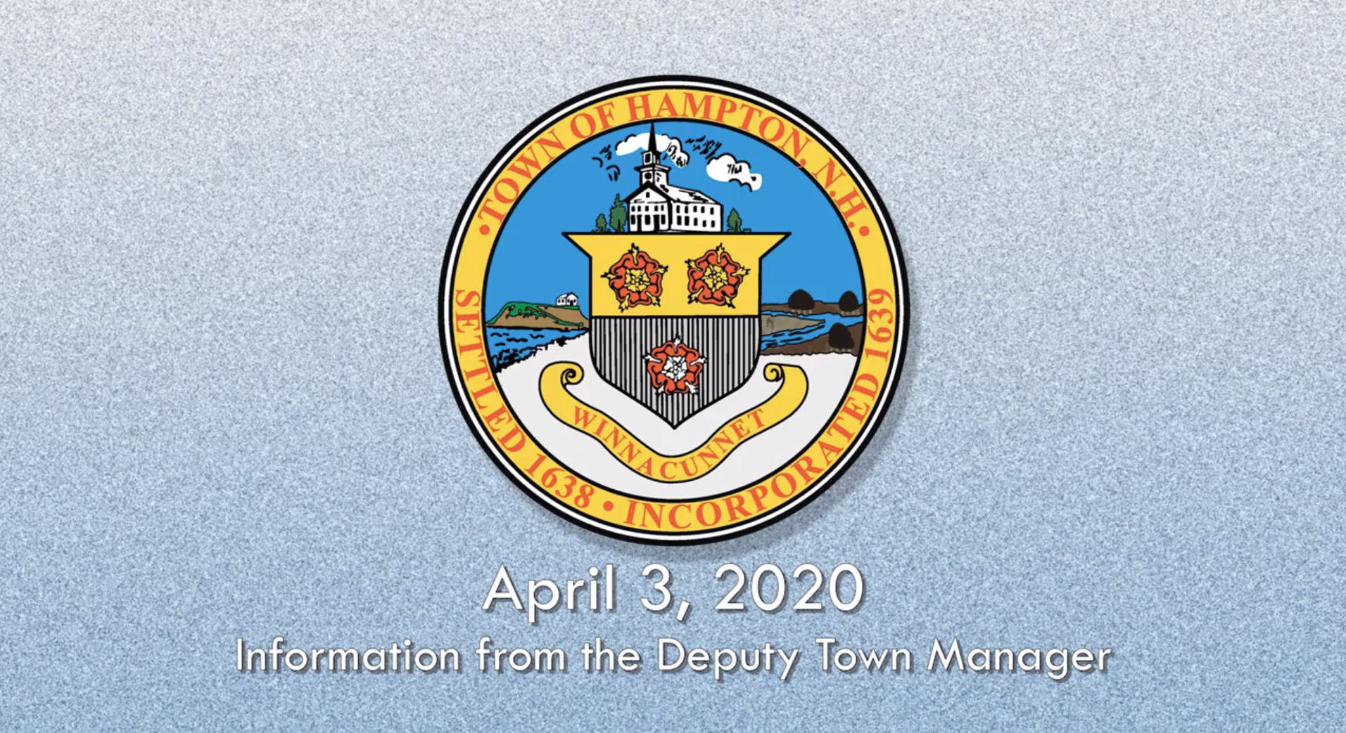 Thumbnail image for COVID-19 Questions and Answers with the Deputy Town Manager, April 3, 2020