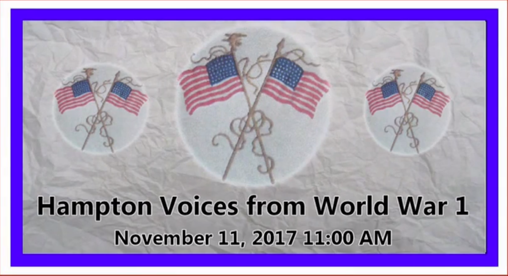 Thumbnail image for Hampton Voices From World War 1